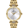שעון נשים יוקרתי זהב Daniel Klein LUXE משובץ