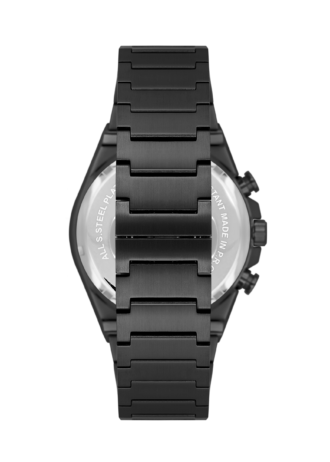 שעון גבר Daniel Klein Elite DK.1.14347-6 לוח כחול גימור שחור מולטי פונקציה