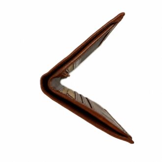 ארנק עור לגבר Lee Cooper דגם DIW 36471-600-00 עם סגירה מגנטית בצבע חום