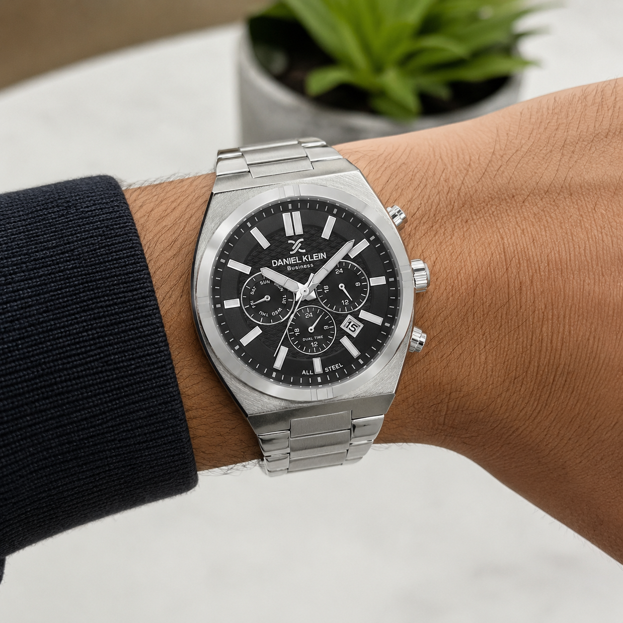 שעון גבר Daniel Klein Business דגם DK.1.14476-2 | All Steel | DK Store – תמונה 2